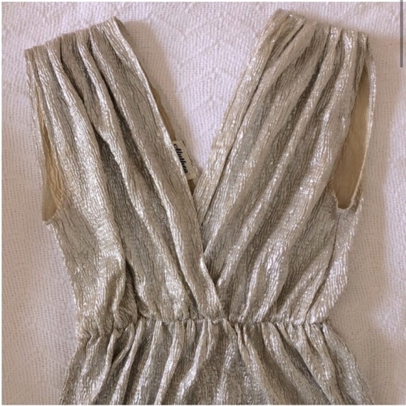 Alythea Gold Maxi Dress - Picture 6 of 8